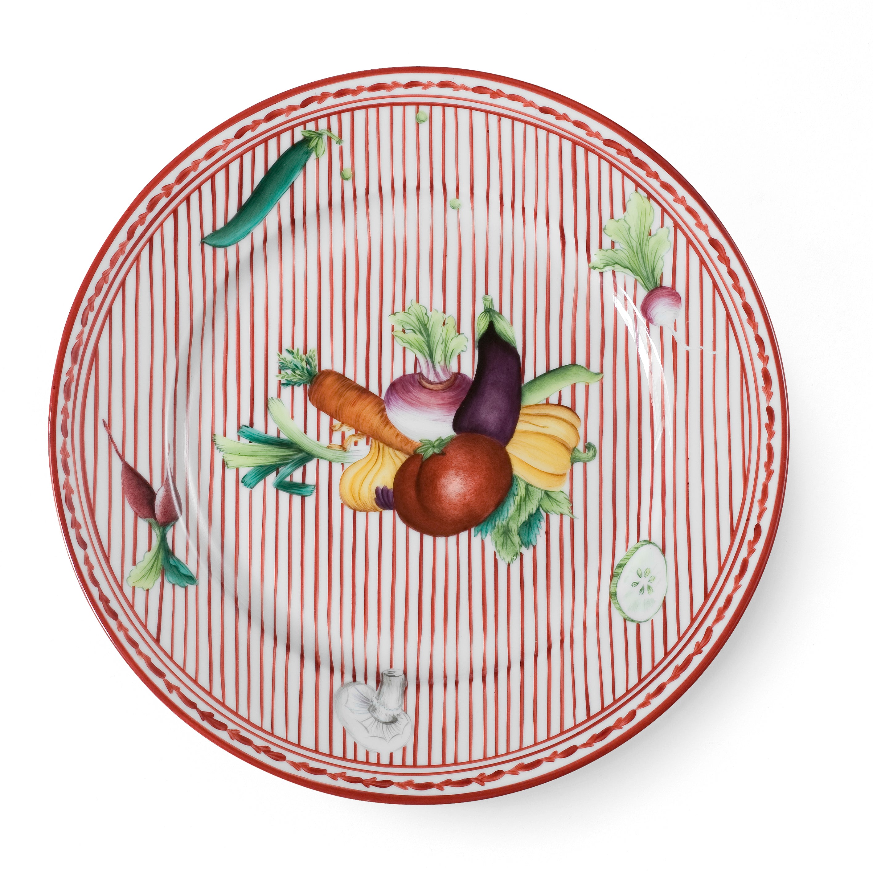 Potager in Red - Assiette plate