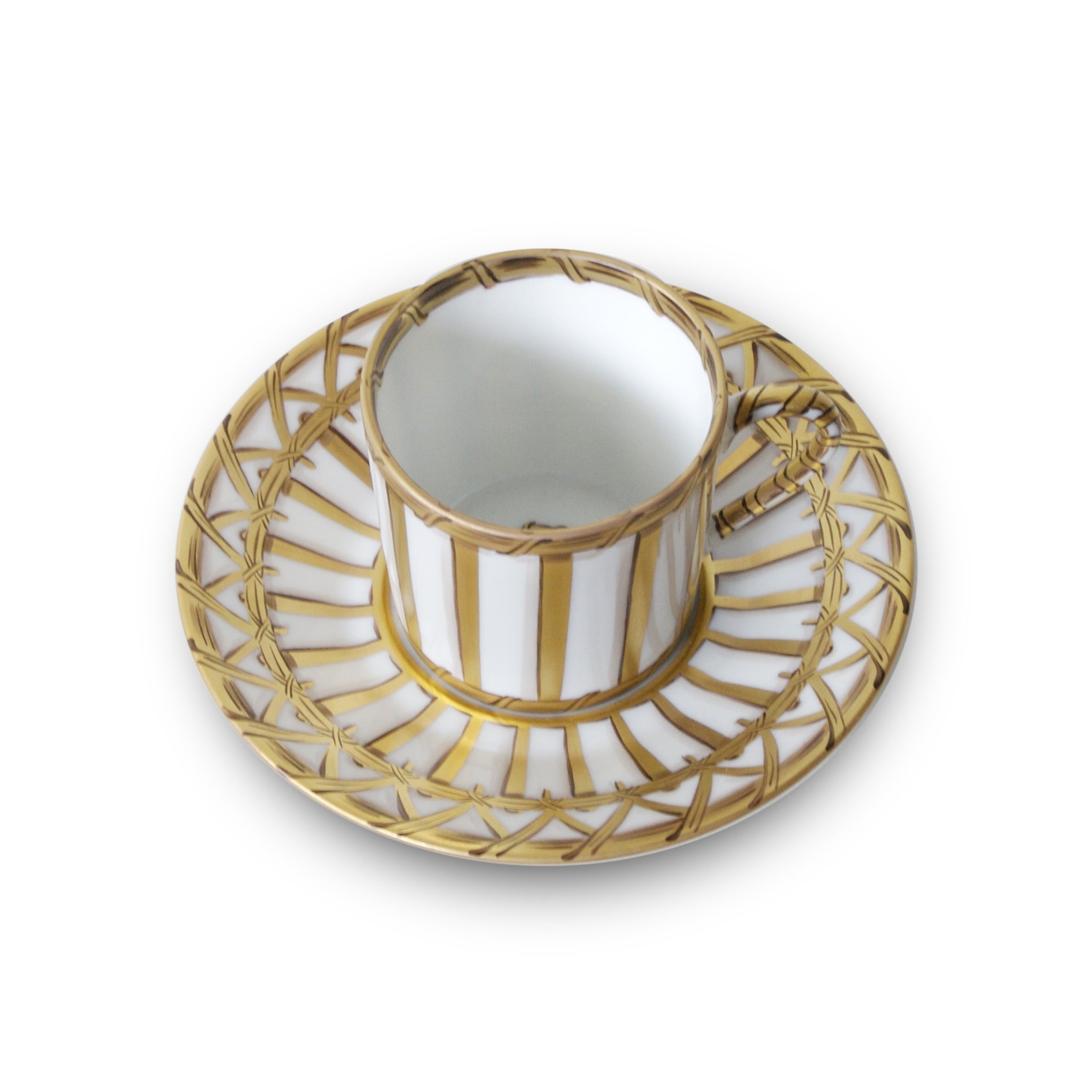 Vannerie - Coffee cup and saucer
