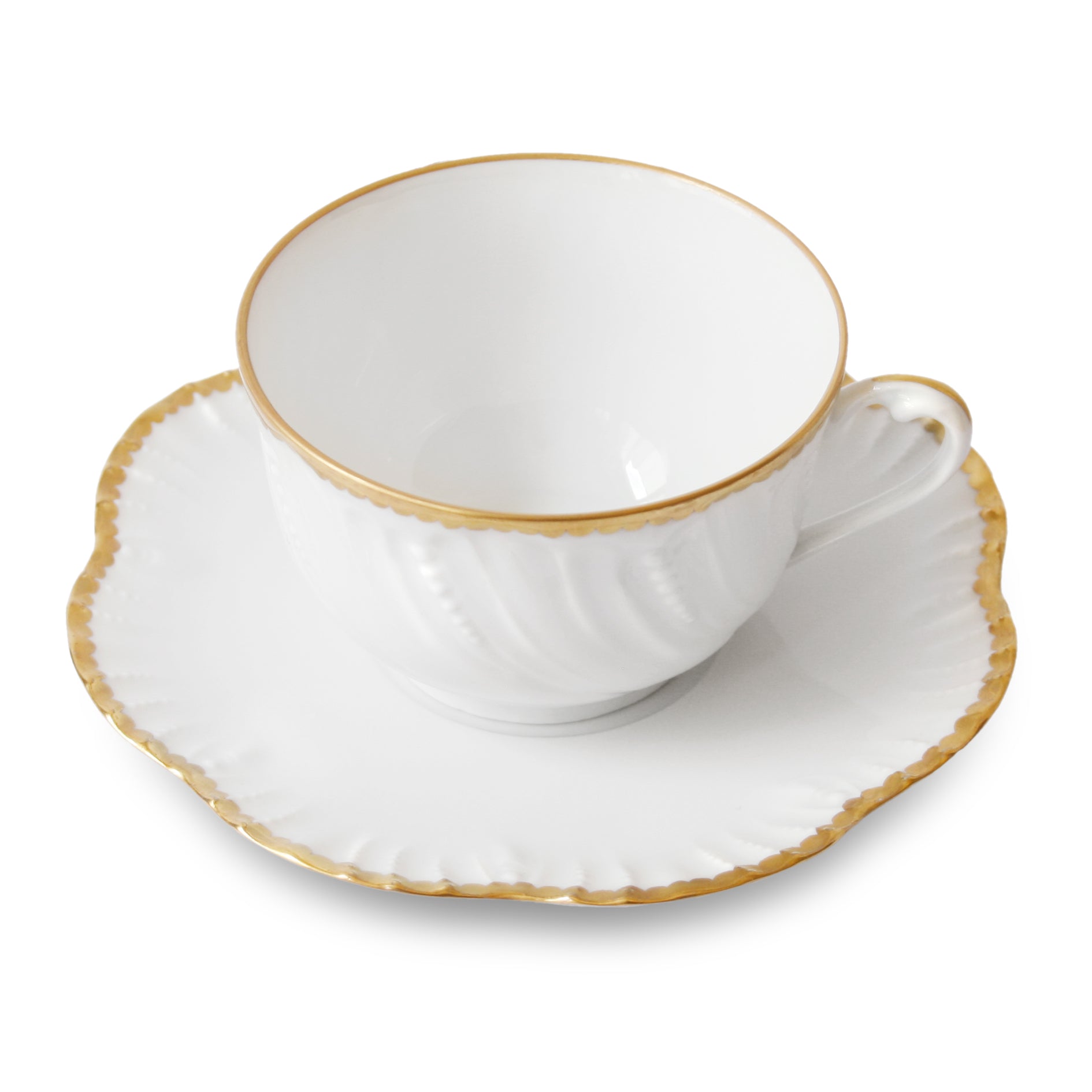 Simple dentelle - Tea cup and saucer
