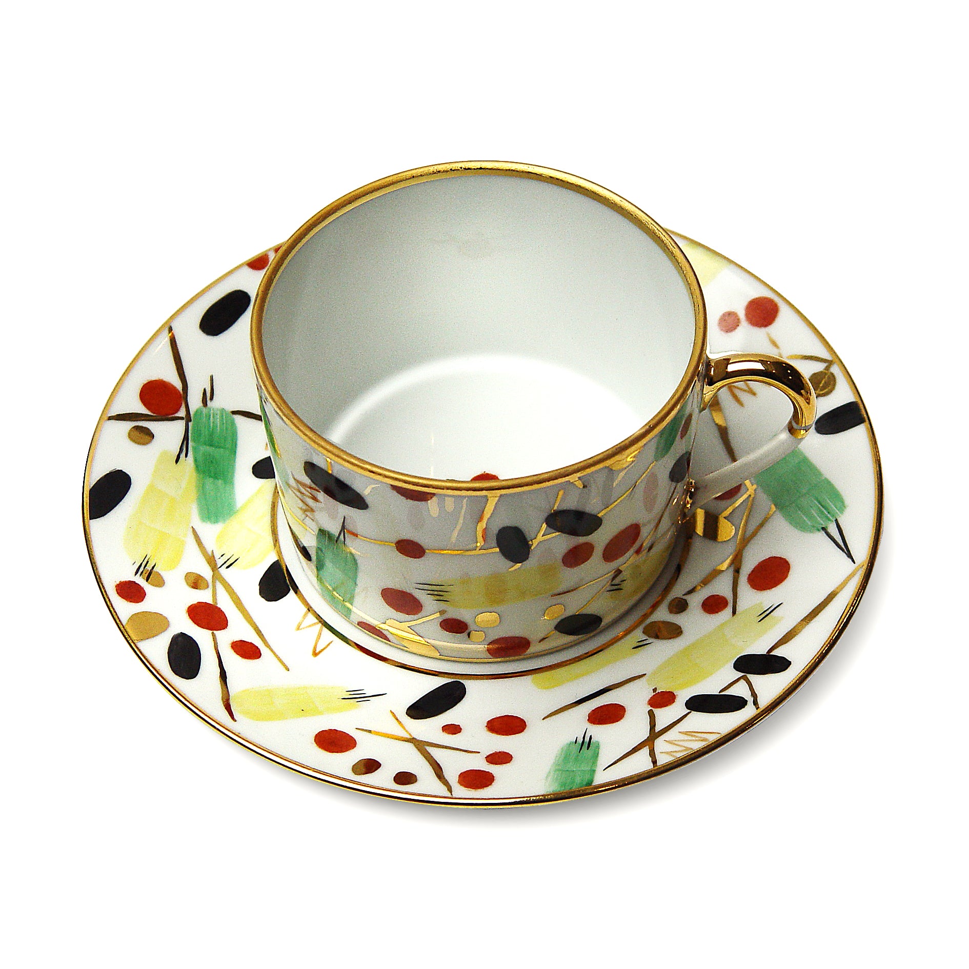 Renouveau Russe - Tea cup and saucer

