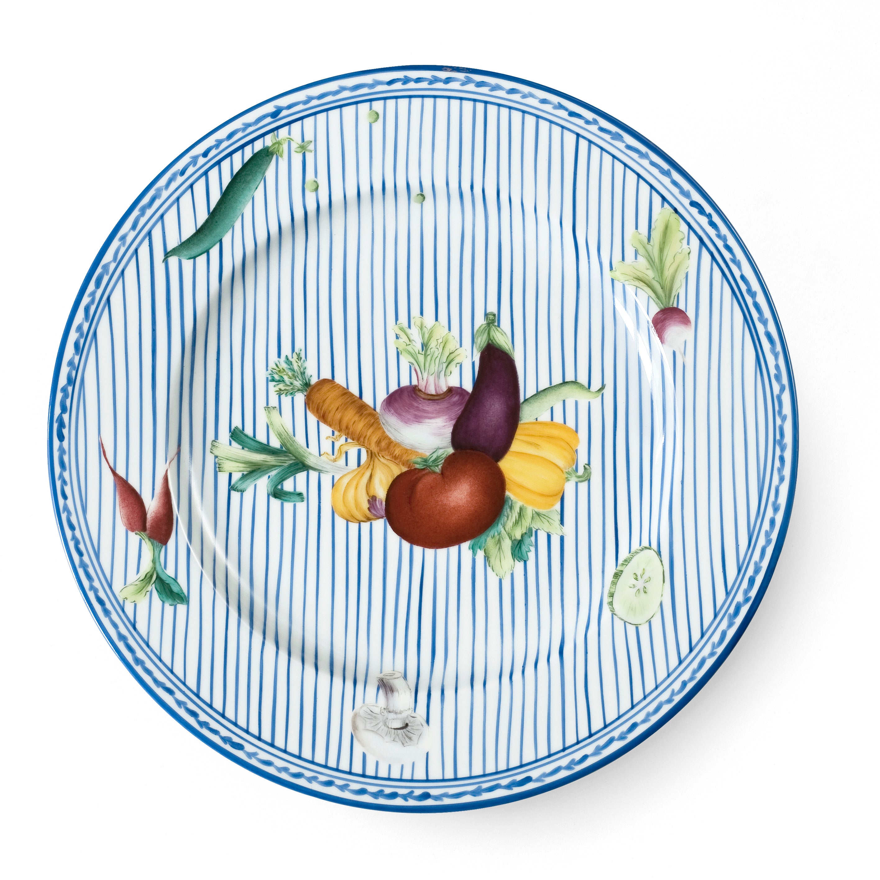 Potager in Blue - Dinner plate
