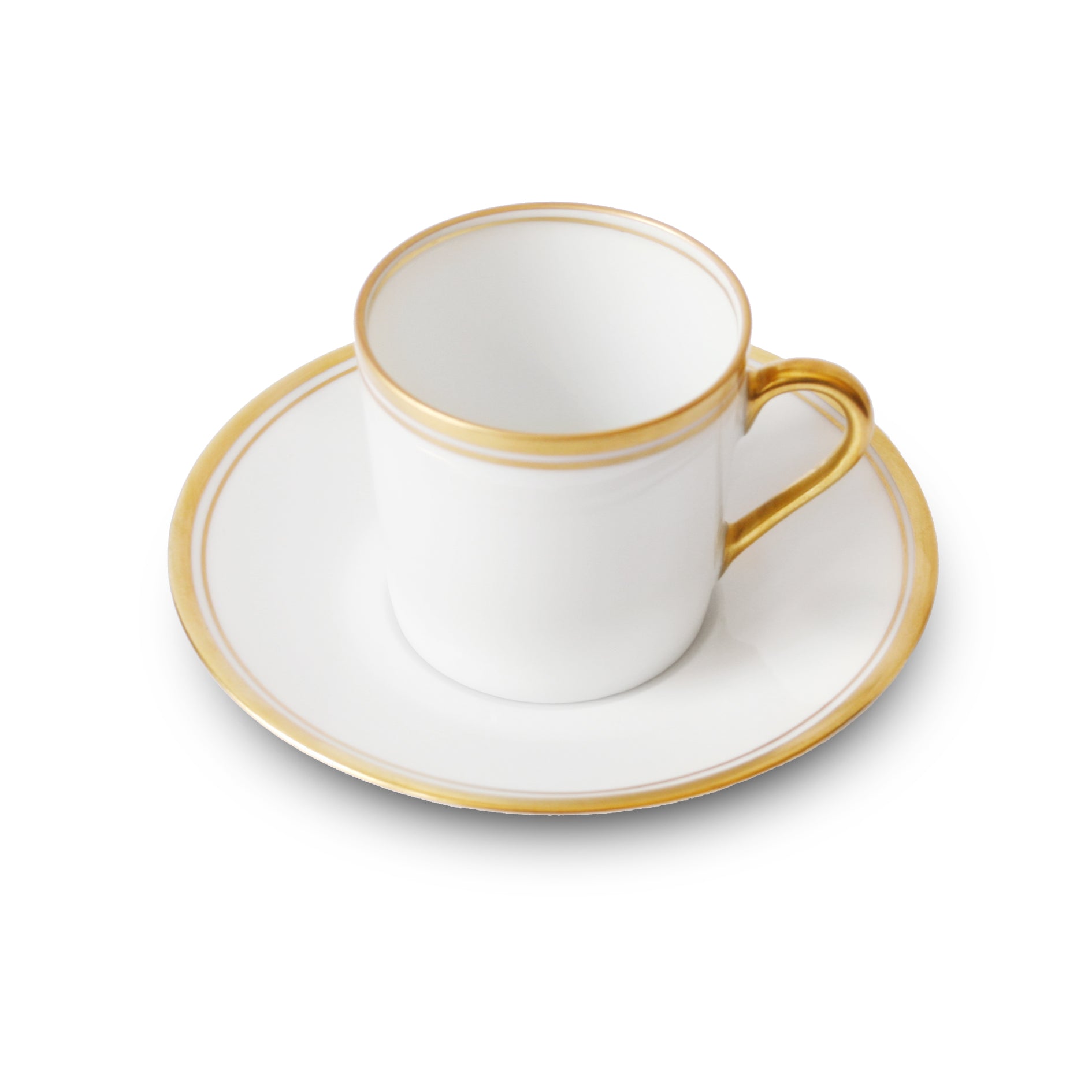 Double filet or - Coffee cup and saucer
