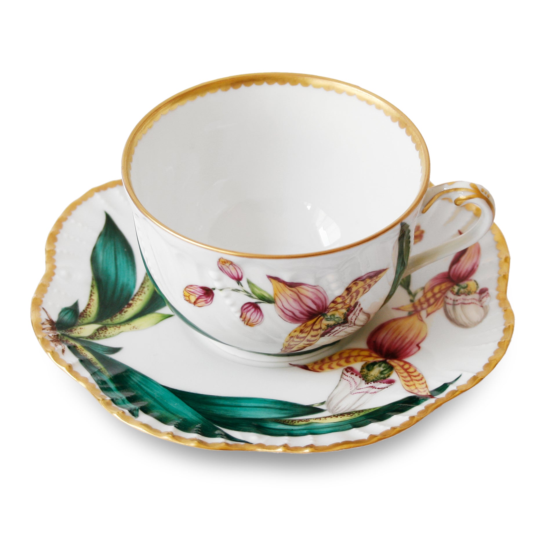 Histoires d'Orchidées - Tea cup and saucer
