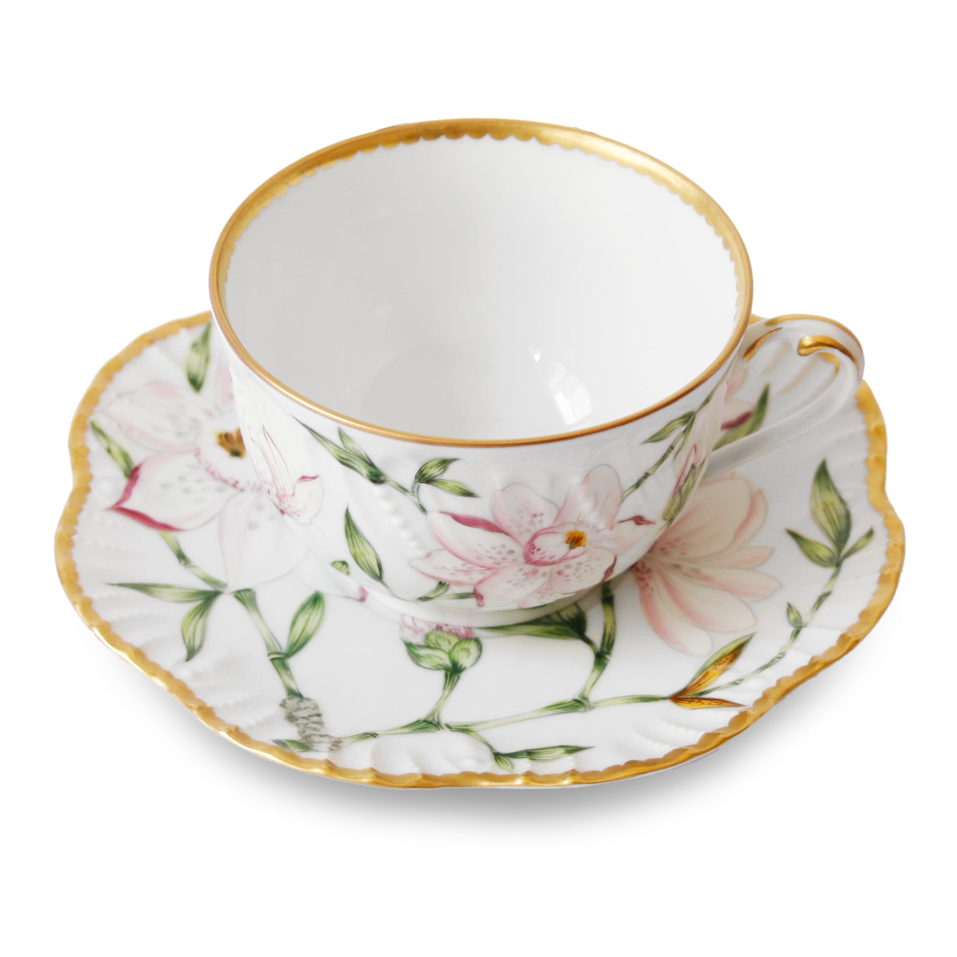 Magnolia - Tea cup and saucer
