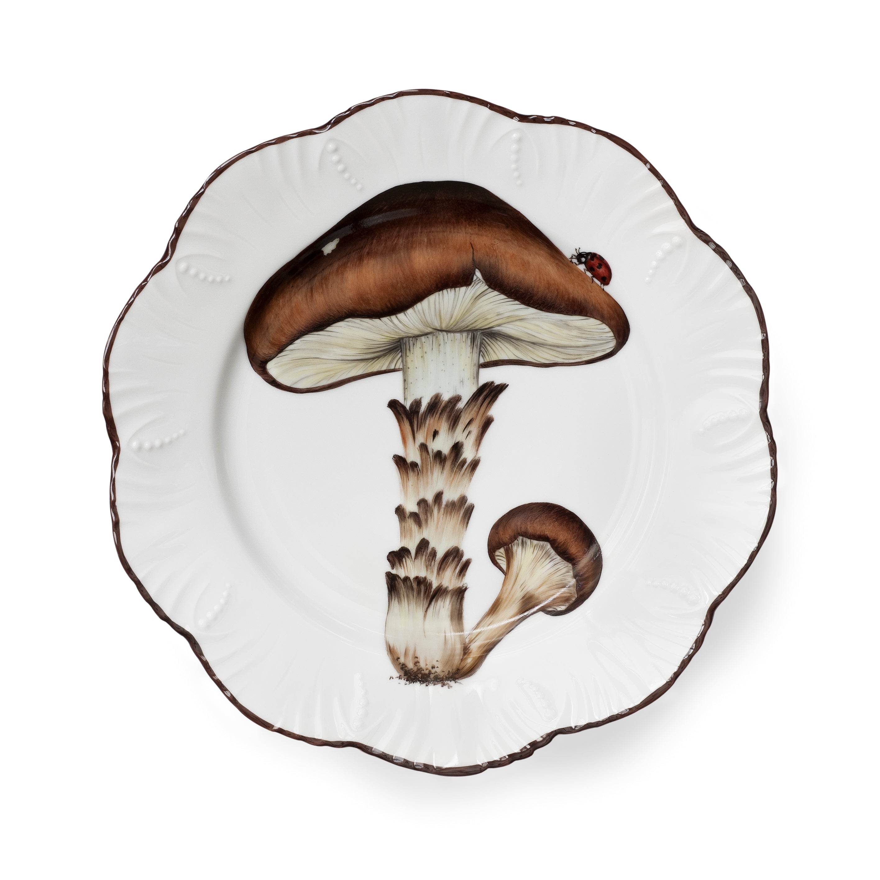 Les champignons - Assiette plate 01