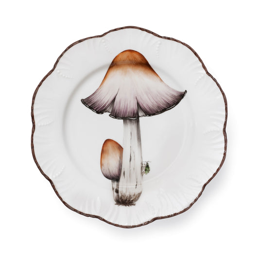 Les champignons - Assiette plate 04