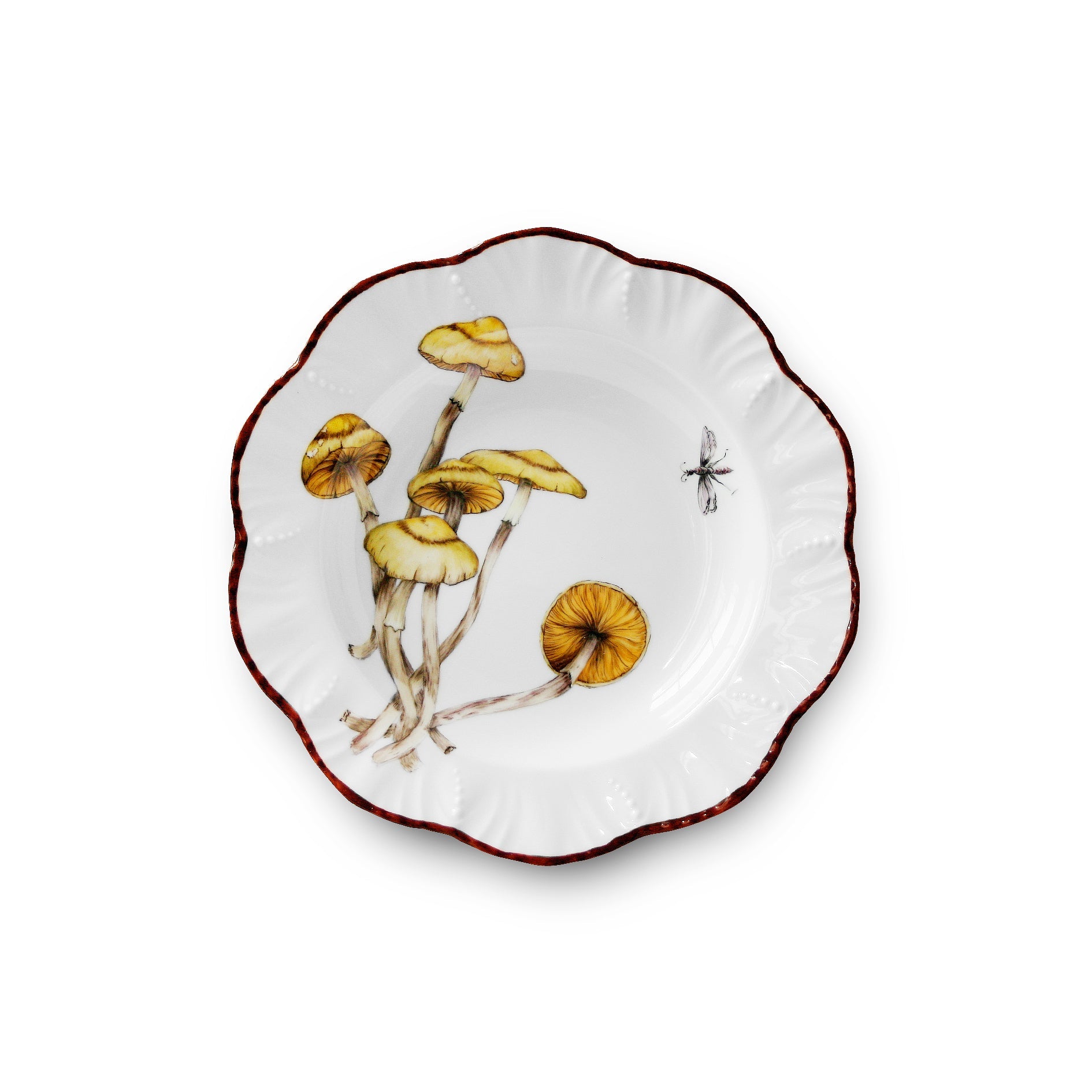 Les champignons - Soup plate