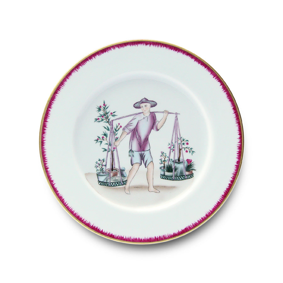 Chinoiserie - Assiette plate 06